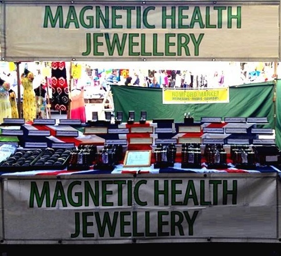 Magnetic Health Jewellery Stall Romford Market