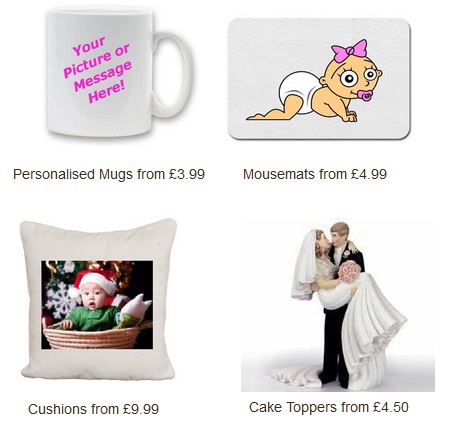 Scrumulicous personalised gifts available in the market